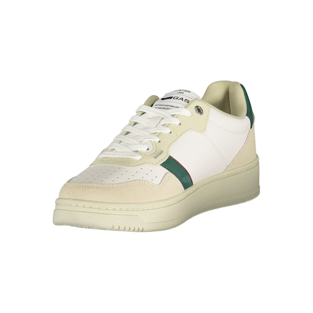 Gas White Polyurethane Men's Sneaker