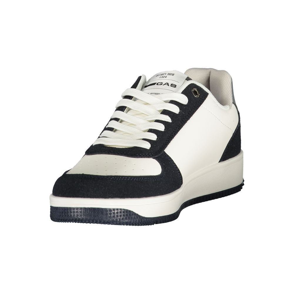 Gas Bianco Polyurethane Men Sneaker