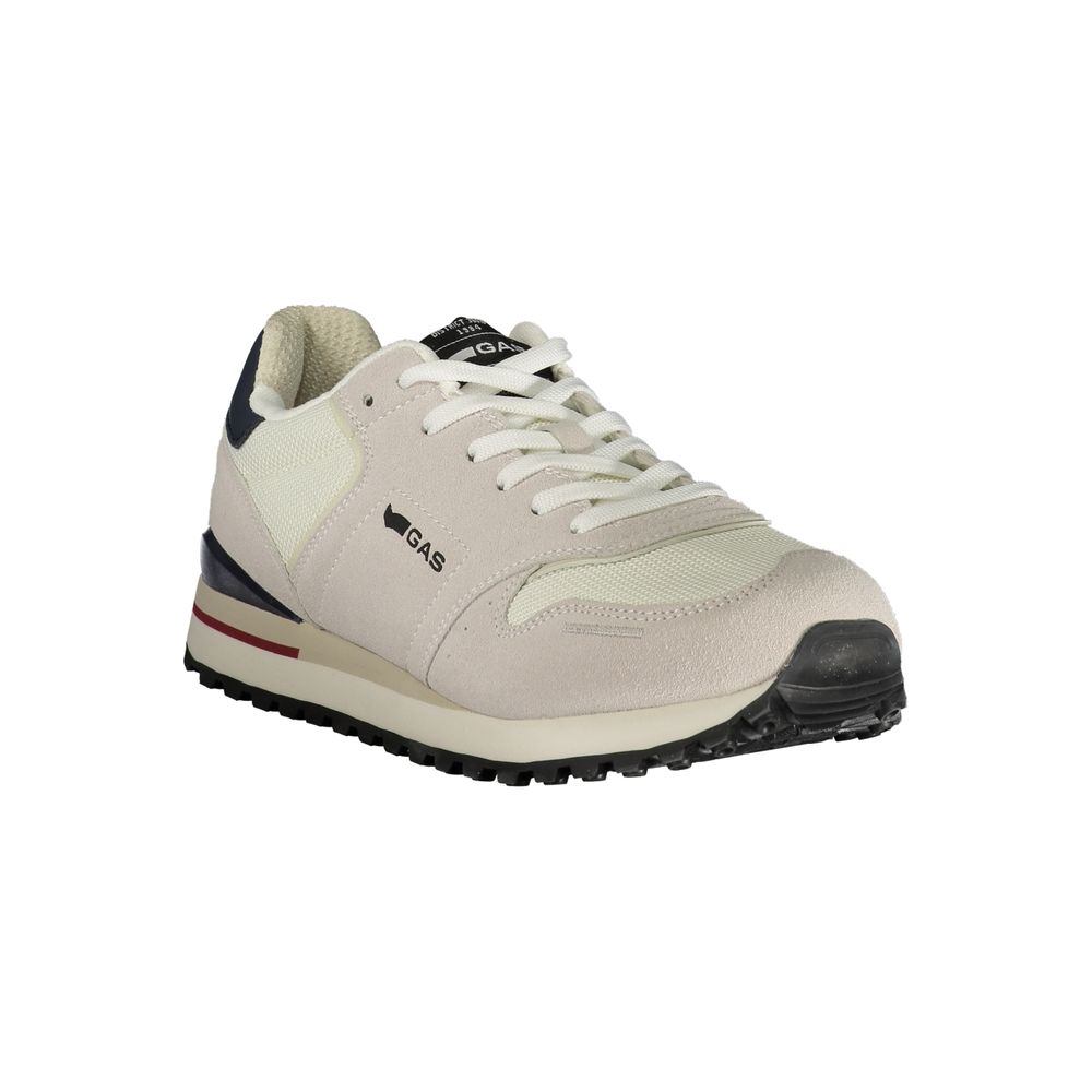 Gas Bianco Polyurethane Men Sneaker