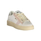 Gas White Polyester Athletic Sneakers