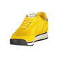 Gas Yellow Polyester Men Sneaker