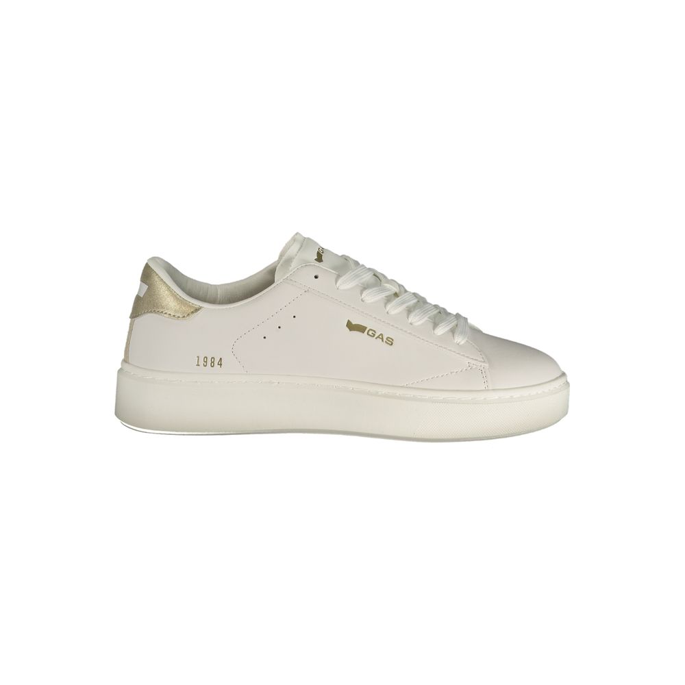 Gas White Polyurethane Women Sneaker