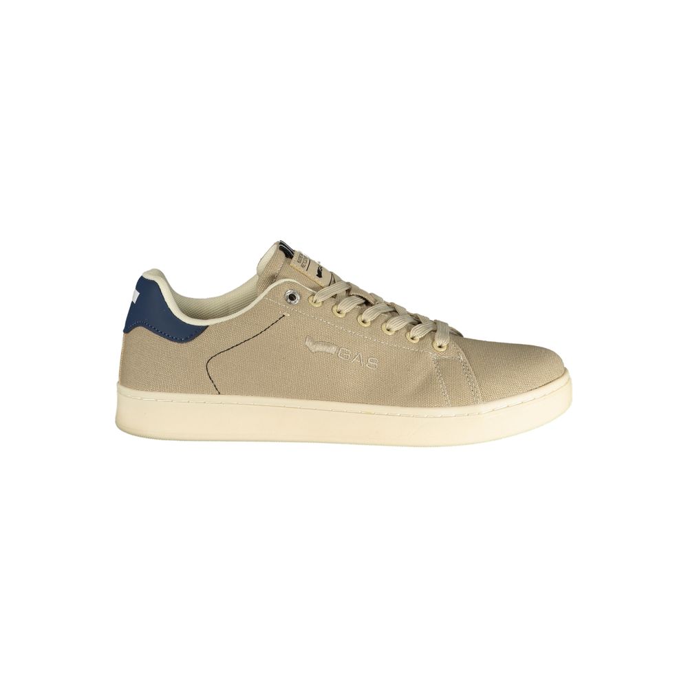 Gas Beige Polyester Men Sneaker