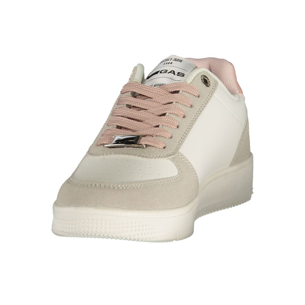 Gas White Polyurethane Women Sneaker