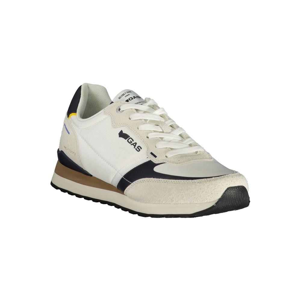 Gas White Polyurethane Men Sneaker