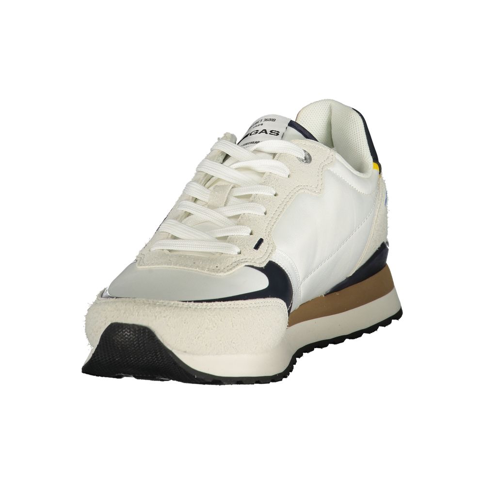 Gas White Polyurethane Men Sneaker