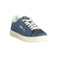 Gas Blue Polyurethane Men Sneaker