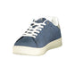 Gas Blue Polyurethane Men Sneaker