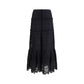 Isabel Marant Étoile Black Viscose Long Skirt