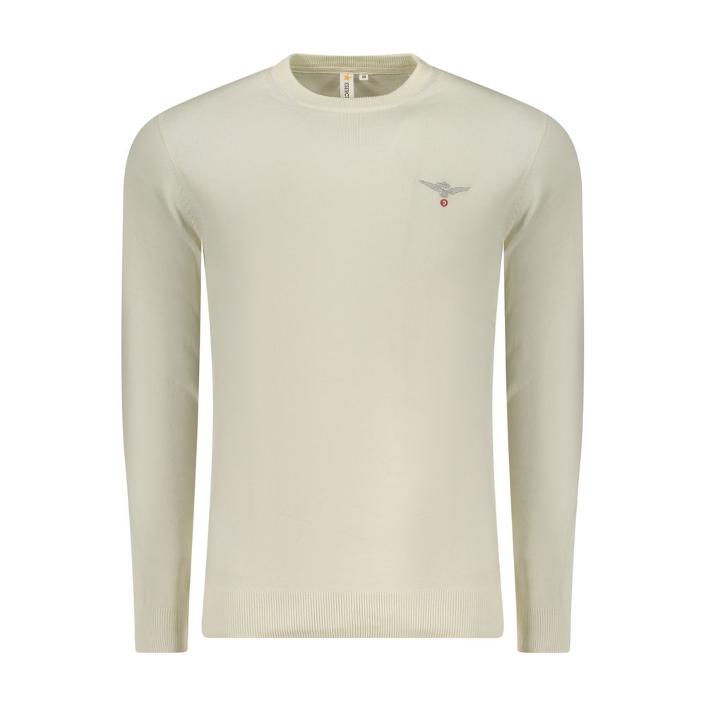 Accademia Militare Bianco Cotton Men's Sweater