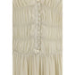 Marant Etoile Beige Viscose Casual Dress