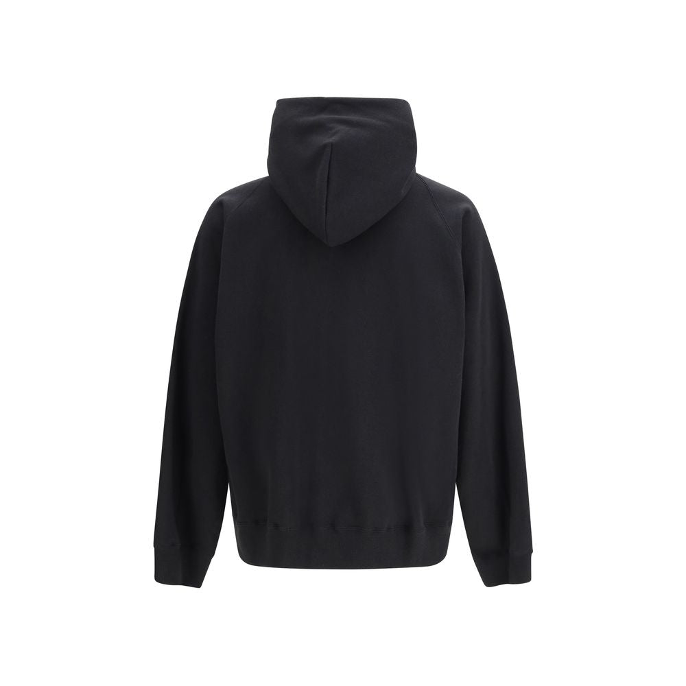 Sacai Black Cotton Sweatshirt