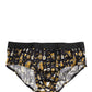 Dolce & Gabbana Black Jazz Cocktail Men Brando Brief Underwear