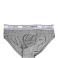Dolce & Gabbana Gray Logo Waistband Men Midi Brief Underwear