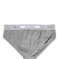 Dolce & Gabbana Gray Logo Waistband Men Midi Brief Underwear