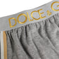 Dolce & Gabbana Gray Logo Waistband Cotton Men Boxer Underwear