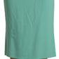 Dolce & Gabbana Mint Green Viscose Pencil Cut Midi Skirt
