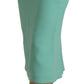Dolce & Gabbana Mint Green Viscose Pencil Cut Midi Skirt