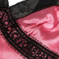 Dolce & Gabbana Pink Silk Satin Lace Trim Lingerie Top Sleepwear
