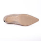 Jimmy Choo Honey Gold Shimmer Suede Crystals Romy 85 pumps