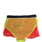Dolce & Gabbana Red Yellow Tulle Mid Waist Panty Girdle Underwear