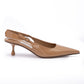 Jimmy Choo Biscuit Amel 50 Slingback Pumps