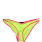 Dolce & Gabbana Yellow Pink Nylon Bottom Beachwear Bikini Underwear