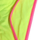 Dolce & Gabbana Yellow Pink Nylon Bottom Beachwear Bikini Underwear