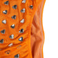 Dolce & Gabbana Orange Crystal High Waist Brief Panty Underwear