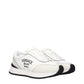 Versace White Leather Low Top Sneakers
