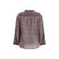 Isabel Marant Étoile Purple Cotton Pattern Shirt