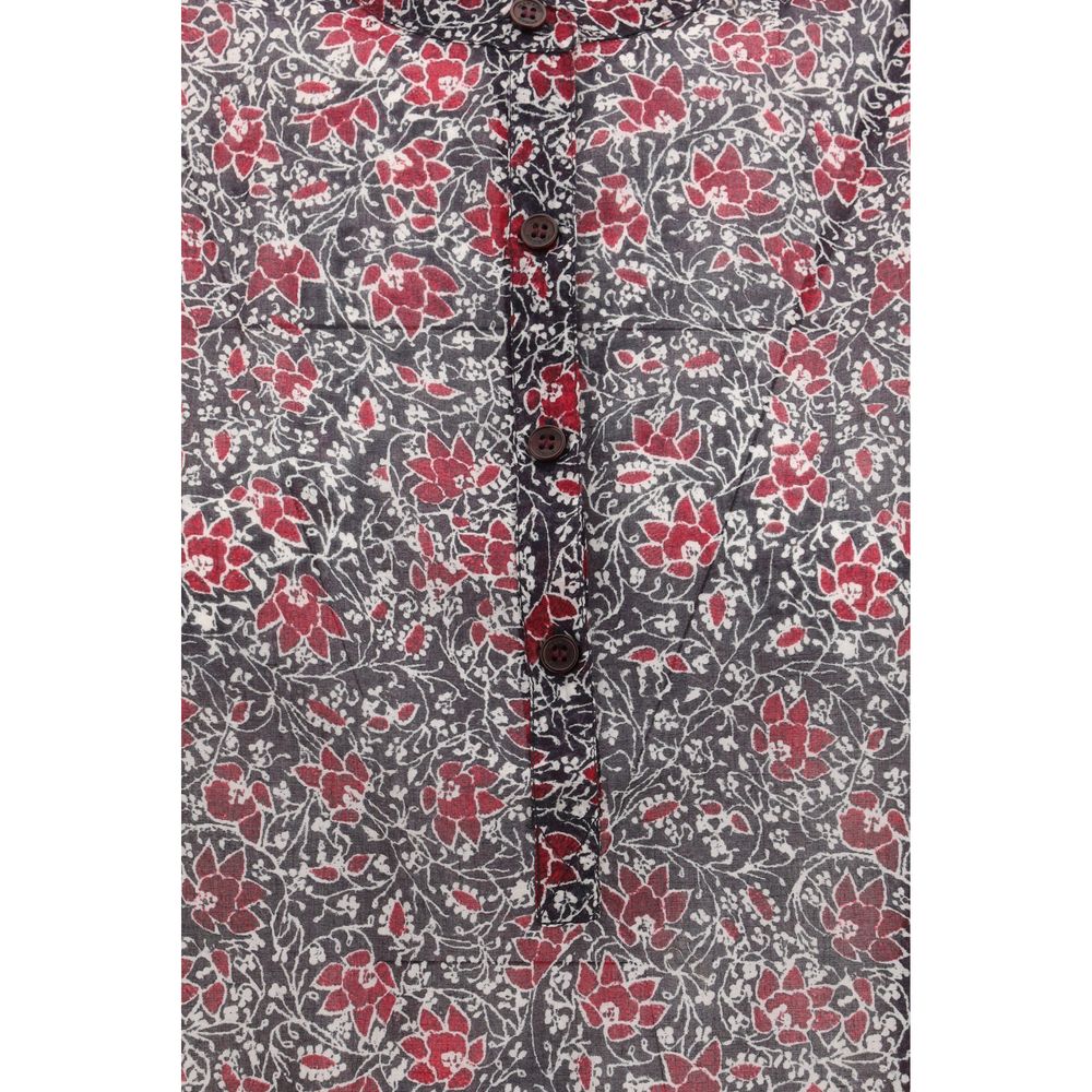 Isabel Marant Étoile Purple Cotton Pattern Shirt