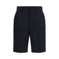 Gucci Black Cotton Bermuda Shorts