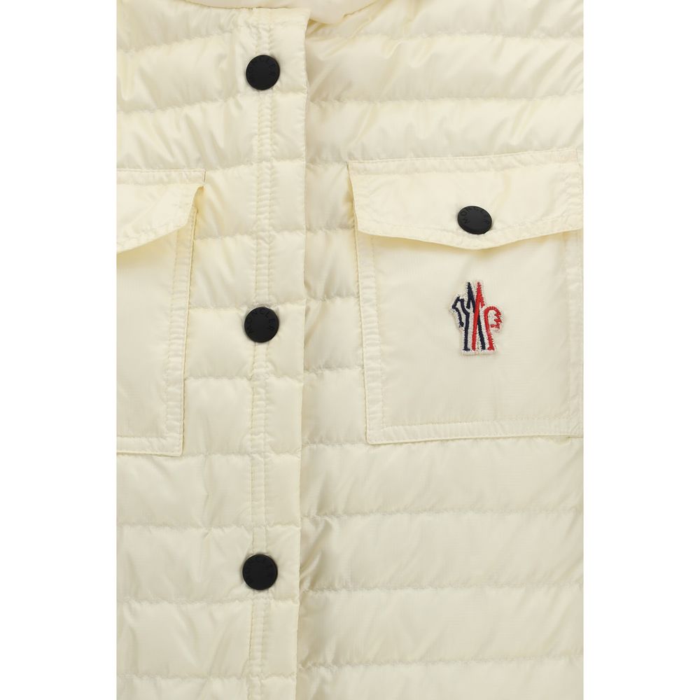 Moncler Grenoble Beige Polyamide Sleveless Jacket