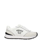 Versace White Leather Athletic Sneakers