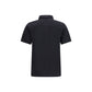 Burberry Blue Cotton Polo Shirt
