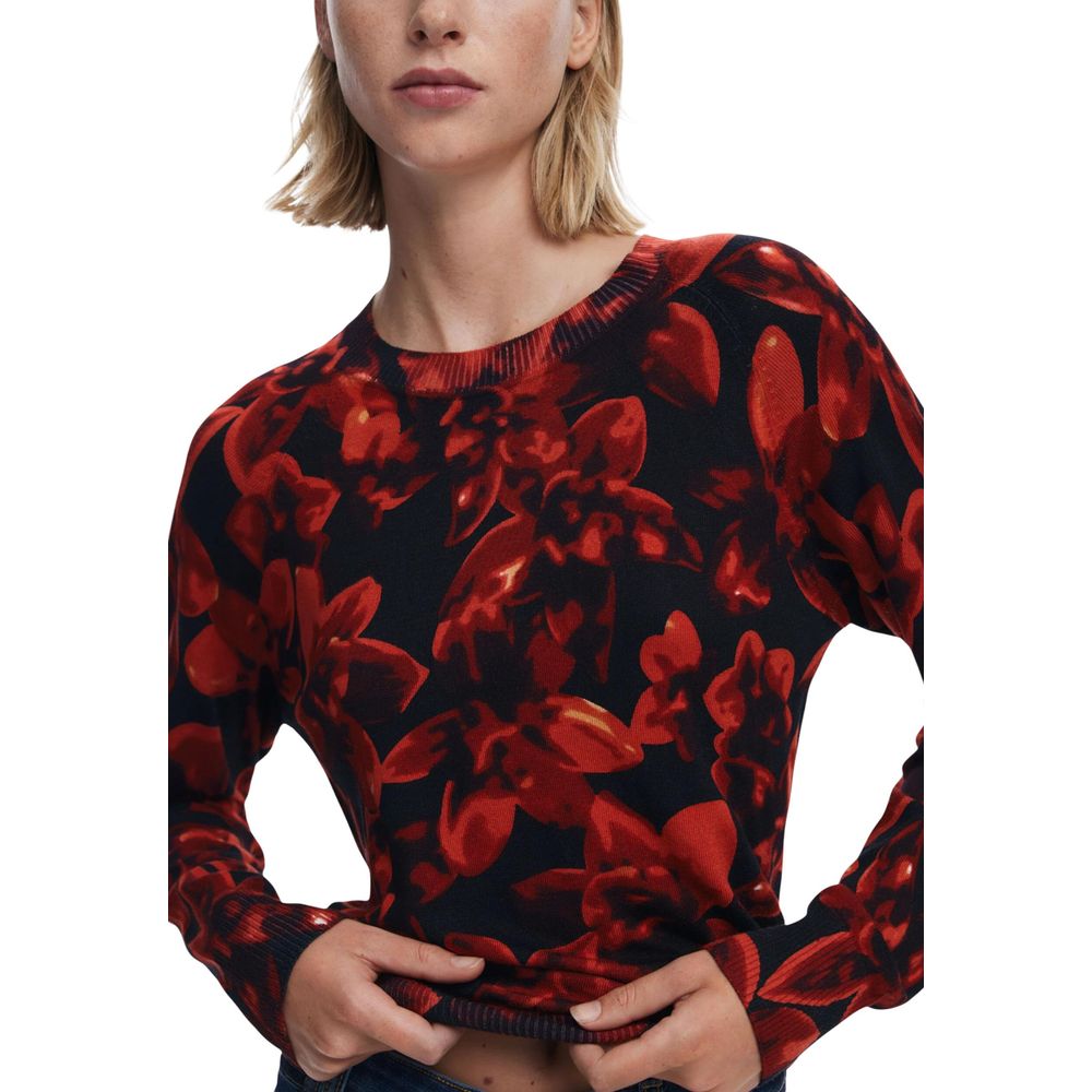 Desigual Black Viscose Sweatshirt