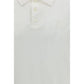 Burberry White Cotton Polo Shirt
