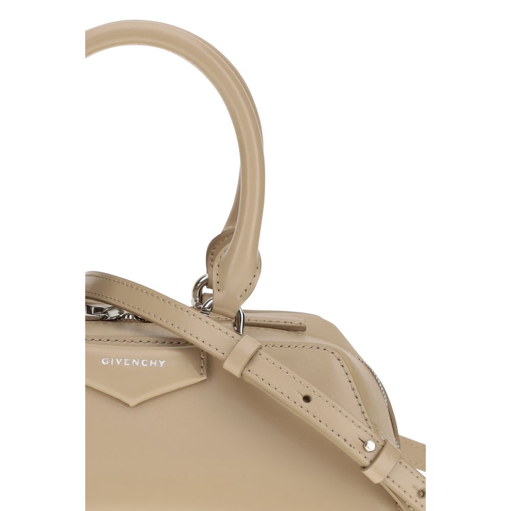 Givenchy Beige Calf Leather Bos Taurus Shoulder Bag
