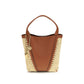 Chloé Beige Raffia Shoulder Bag