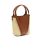 Chloé Beige Raffia Shoulder Bag