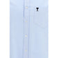 Ami Paris Blue Cotton Dress Shirt