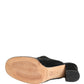 Dolce & Gabbana Black Sequined Mules Shoes