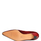 Dolce & Gabbana Burgundy Mid Calf Boots Shoes