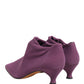 Dolce & Gabbana Shoes Purple Suede Ankle Boots Shoes