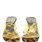 Dolce & Gabbana Multicolor Leather Block Heels Sandals Shoes