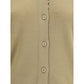 Burberry Brown Wool Oves Aries Cardigan