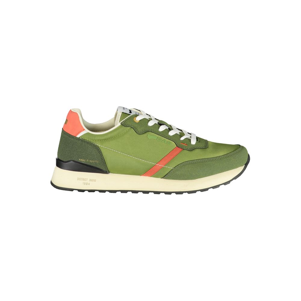 Gas Verde Polyurethane Men Sneaker