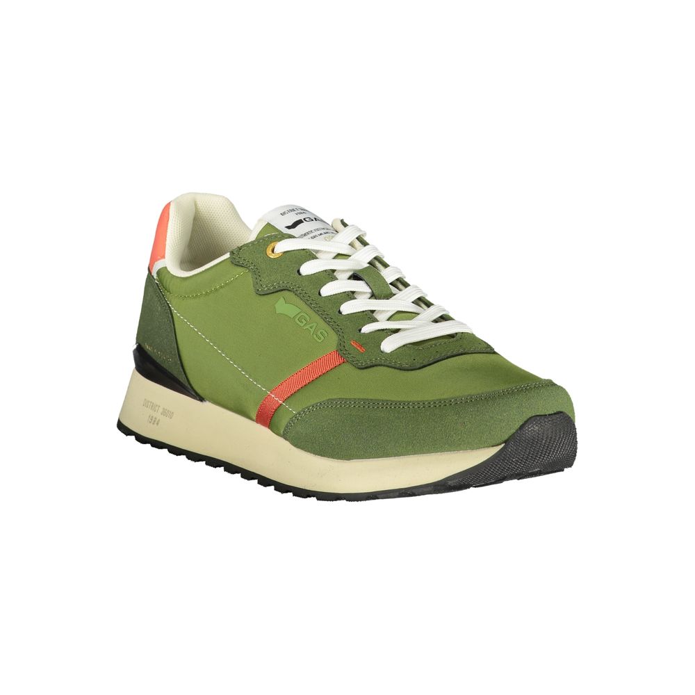 Gas Verde Polyurethane Men Sneaker