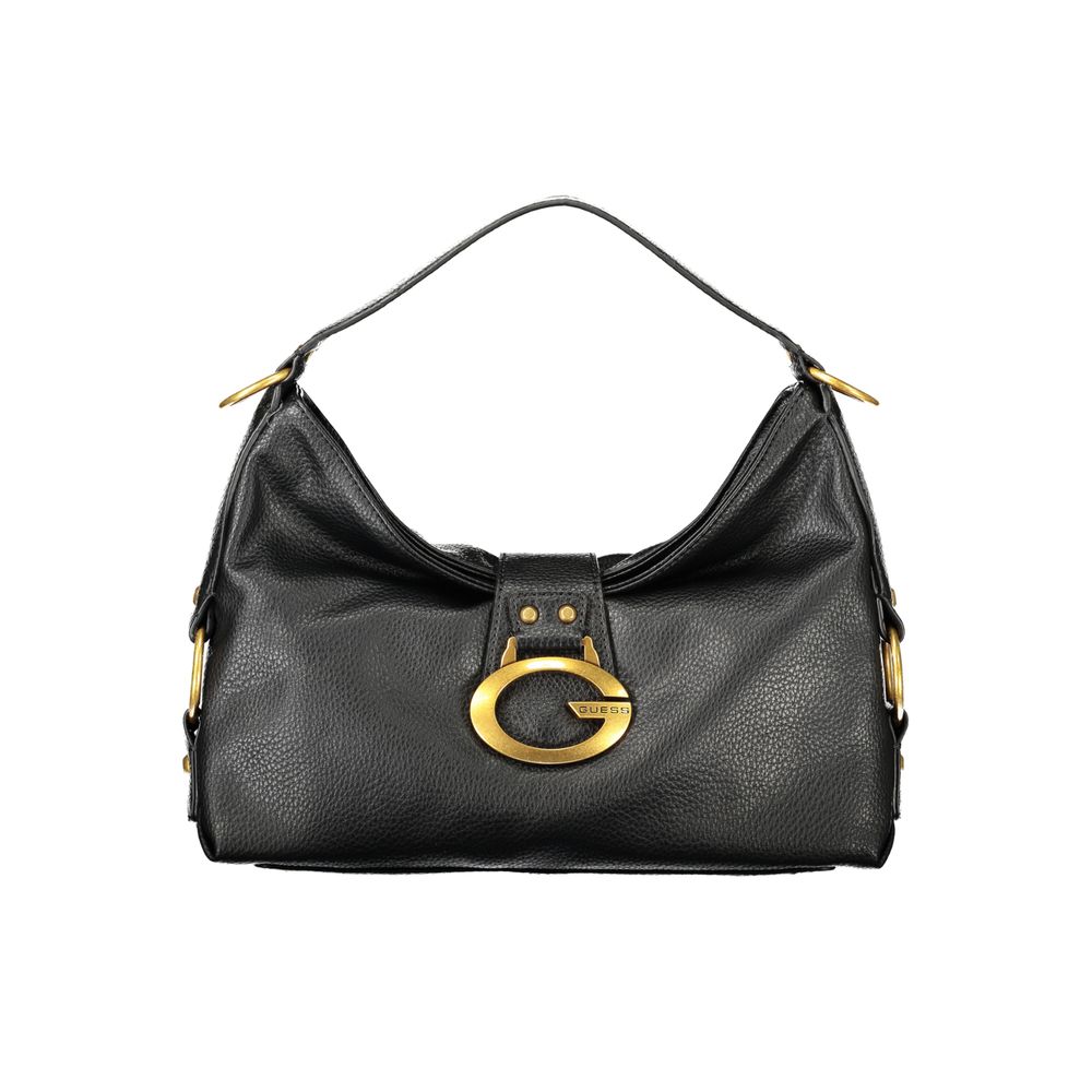 Guess Jeans Nero Poliuretano Women Handbag